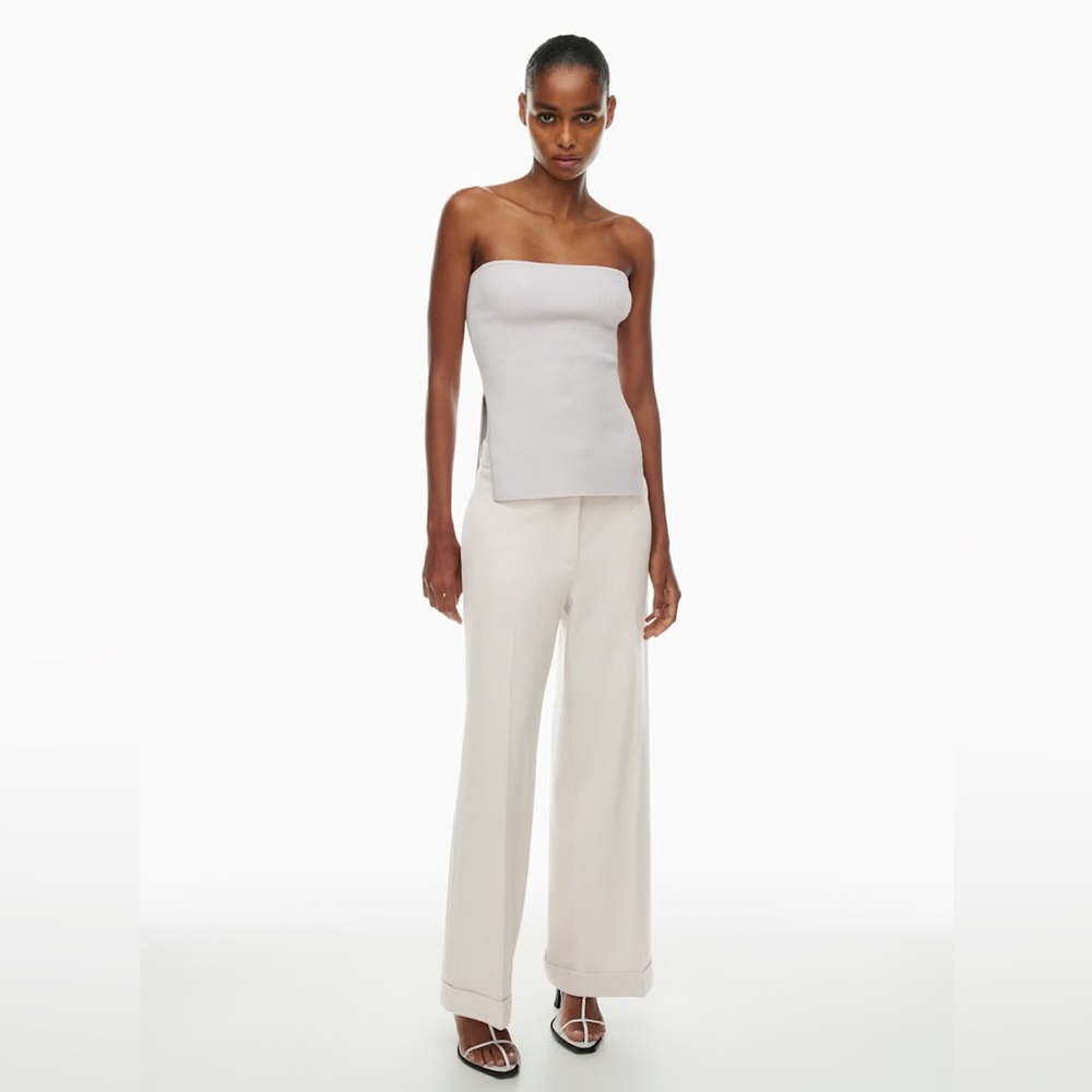 Aritzia Babaton Sculpt Knit Savvy Shaping Tube Top Iced Lavender Purple NWT